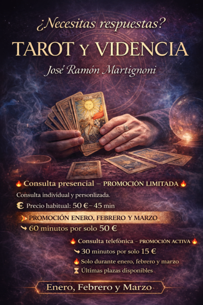 Promoci&oacute;n lectura tarot navidad en alicante